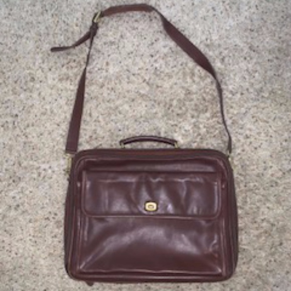 Coach Brand Leather Briefcase - Picture 1 of 8